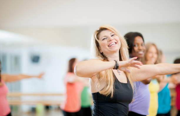 istock Women's Zumba Fitness Class 1367219119