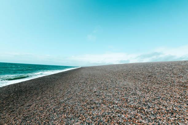 Pebbled Beach In Portland, UK