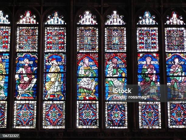 Kathedrale Von Canterbury England Buntglasfenster Stockfoto und mehr Bilder von Buntglas