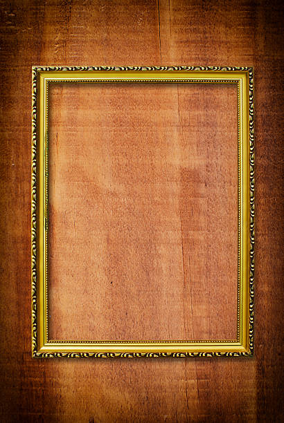 istock Nature photo frame on wood texture. 136722417