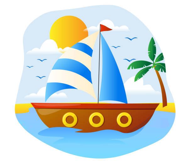 7,091 Cartoon Yacht Stock Photos, Pictures & Royalty-Free Images - iStock |  Cruise ship, Boat