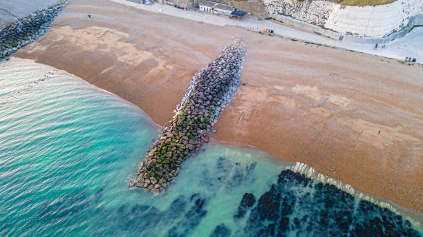 istock Aerial view of the pebble beach. 1367227691