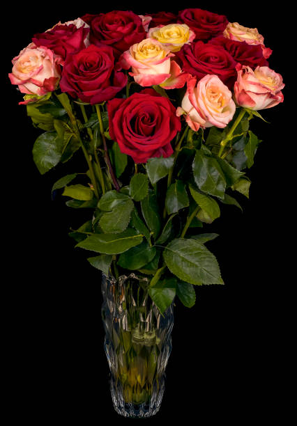 istock pink vase crystal black background 1367228072