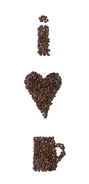 I Love Coffee stock photo