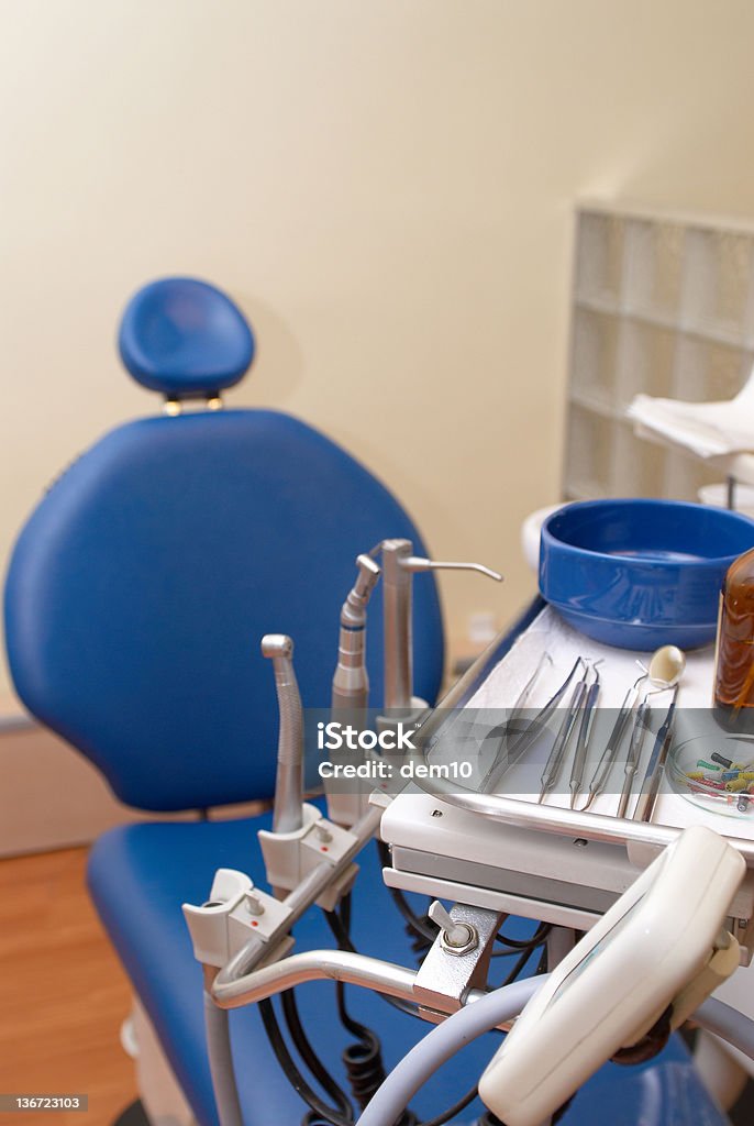 Fauteuil de dentiste - Photo de Blanc libre de droits