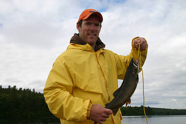 istock Fishing in the rain 136723233
