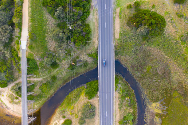 istock Aerial of Coastal Bridge Road Victoria Australia 1367242575