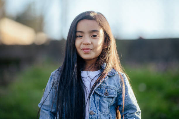 istock Cute Portrait of Elementary Age Girl 1367244522