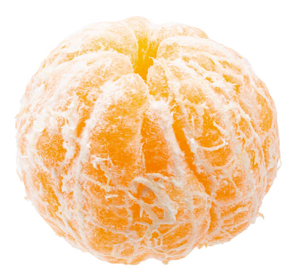 istock sweet tangerine peeled segments isolated on a white background with clipping path 1367248389
