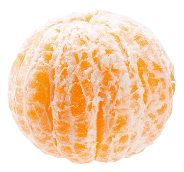 istock sweet tangerine peeled segments isolated on a white background with clipping path 1367248448