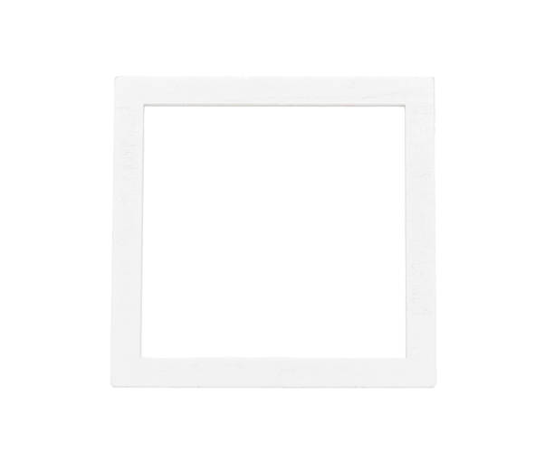istock Light wooden frame isolated on a white background. 1367258760