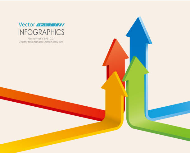 Group growth High resolution jpeg included.
Vector files can be re-edit and used in any size 3d arrows stock illustrations