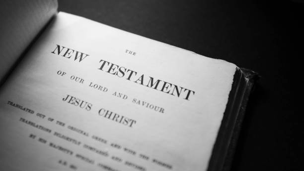 istock Close up of old Holy bible 1367268509