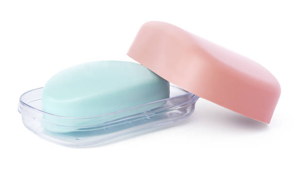 istock Soap and soap box isolated on a white background 1367277428