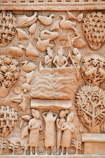 07 23 2007 Vintage Erotic Sculptures on the outer walls of Sun Temple, Konark Orissa Odisha India Asia.