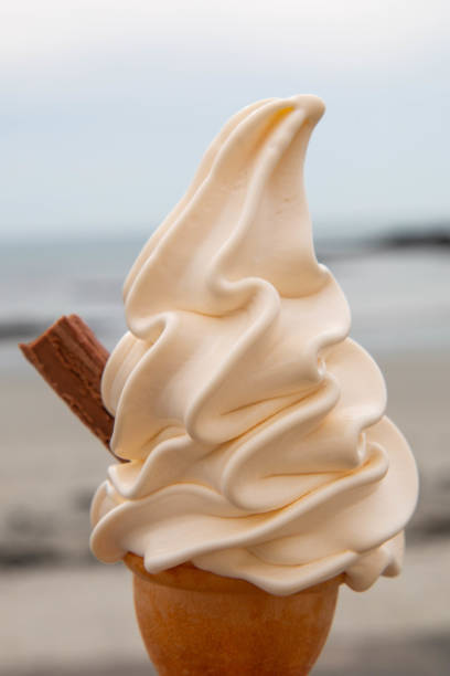 istock A soft serve Icecream with a chocolate flake taken on a summers day on a beach in Guernsey, Channel Islands 1367281149