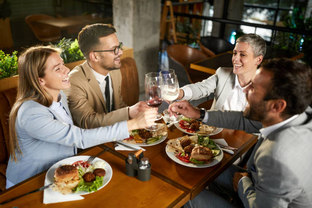 istock Cheers to this business lunch! 1367292636