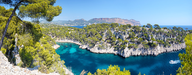 The cliffs of the Calanques are a natural wonder nestled near Marseille, France