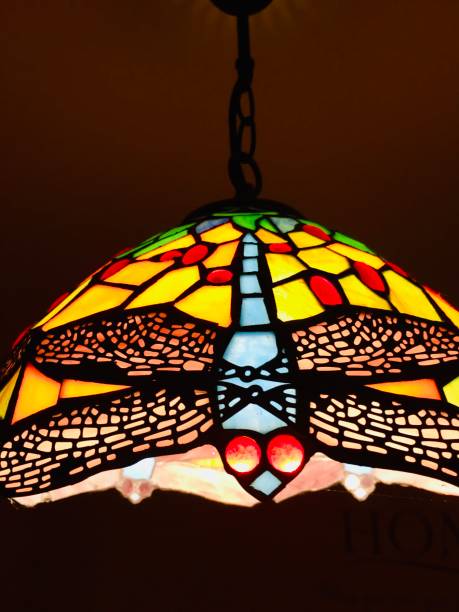 istock Stain glass lamp 1367294136