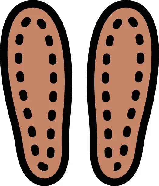 Vector illustration of foot