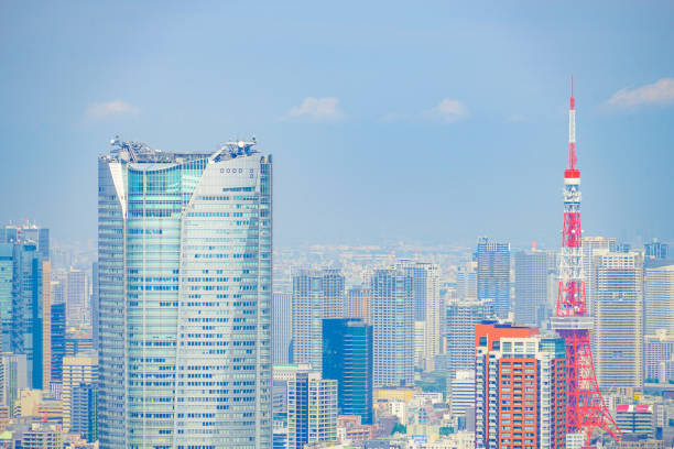 widok z obserwatorium shibuya sky - roppongi zdjęcia i obrazy z banku zdjęć