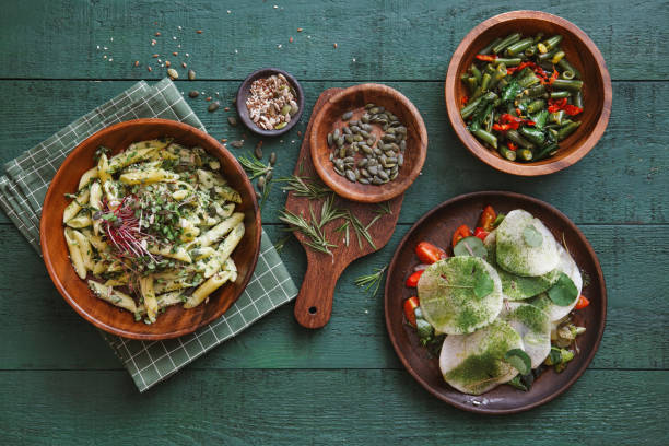 istock Vegetarian Dishes for Family Dinner 1367313453
