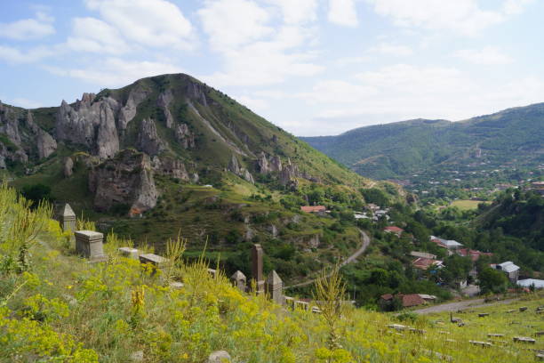 istock Medieval Goris Cave Dwellings in Goris, Armenia 1367329408