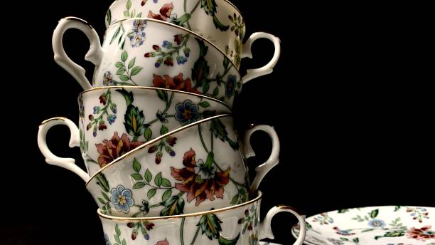 istock Gift painted set of tea set 1367338243