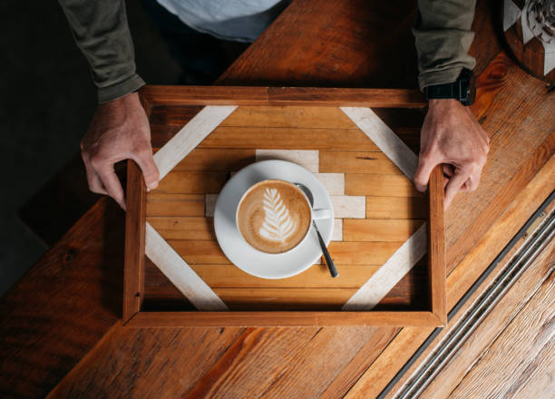 istock Barista serving the perfect flat white 1367343232