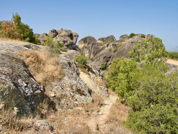 istock A beautiful hike between the rock formations of Meteora 1367346398