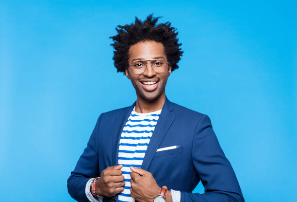 istock Portrait of cheerful man 1367346506