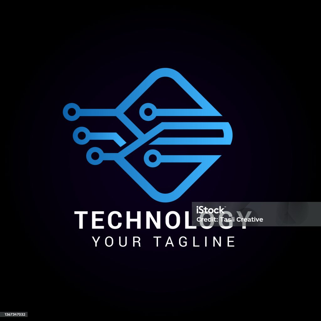 Vector Tech Design Element Technology And Digital Logotype Stock ...