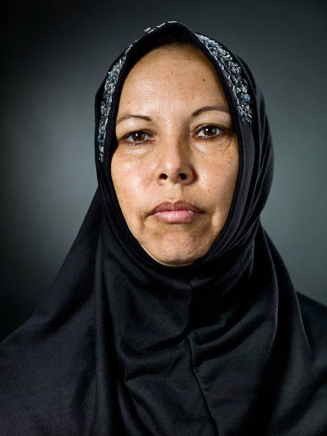istock Middle eastern muslim mature woman 136735055