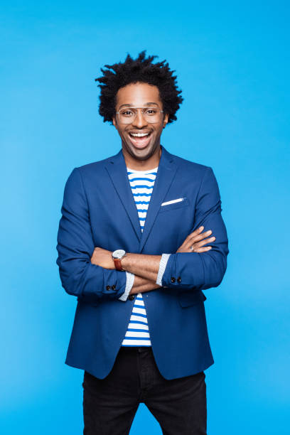 istock Portrait of excited man 1367351327