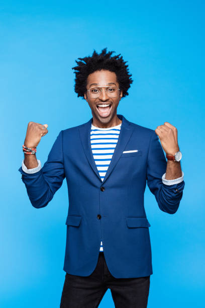 istock Portrait of excited man 1367351632
