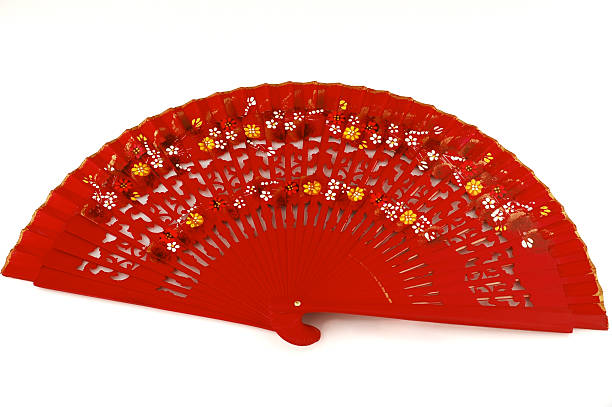 istock Traditional Spanish Flamenco Red Fan 136735244