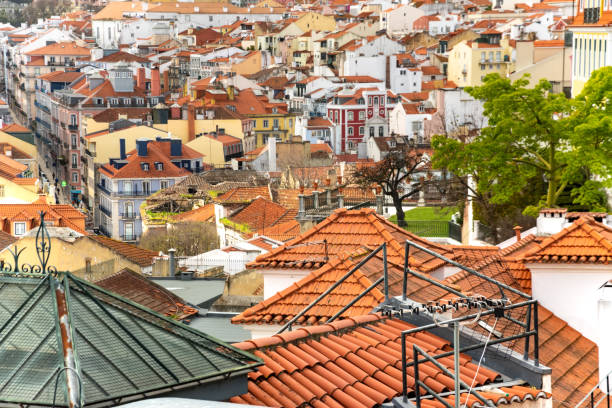 istock Lisbon, Portugal skyline in sunny summer day 1367354802