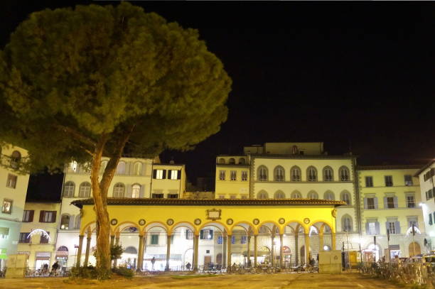 istock Ciompi square by night in Florence 1367356756