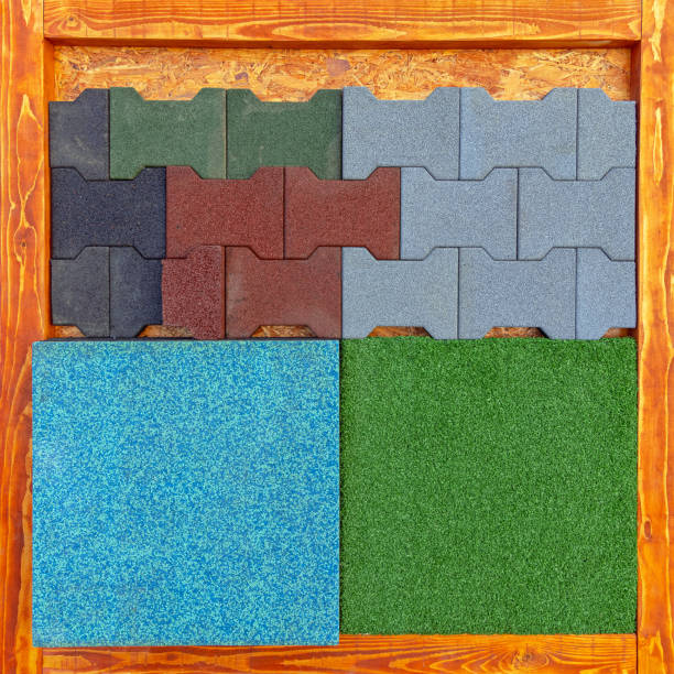 istock Recycled Rubber Tiles 1367358141