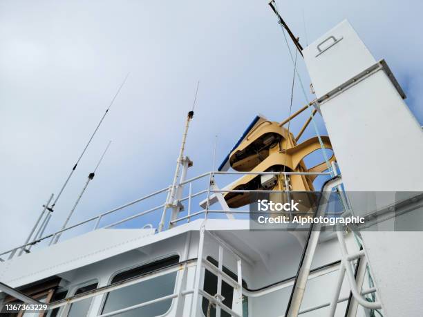 Ferry Superstructure Stock Photo - Download Image Now - Antenna - Aerial, Ferry, Industry