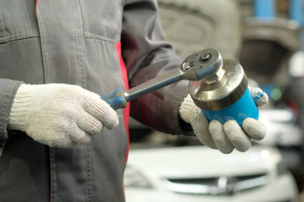 istock Spare parts for the car. 1367366964