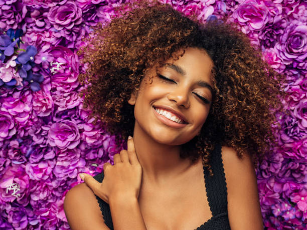 Beautiful afro woman