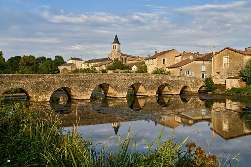 typical village named Sanxay, department Vienne, Region Nouvelle-Aquitaine, France