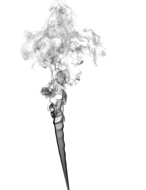abstract dark humo - smoke matchstick swirl fog fotografías e imágenes de stock