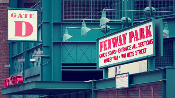 фенуэй парк стадион - boston red sox стоко�вые фото и изображения