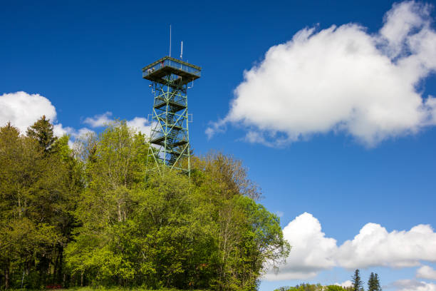 istock Observation tower on the Gehrenberg near Markdorf from below 1367379153