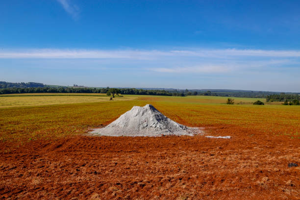 istock Limestone heap in the plantation area 1367380394