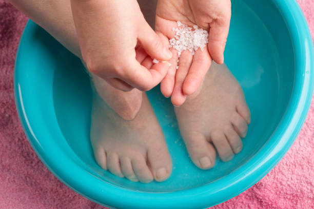 istock Homemade bath feet soak 1367384539