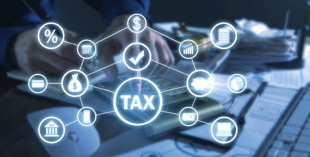 istock Man using calculator. Tax. Business. Finance 1367384783