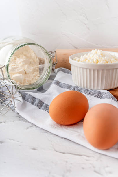 istock A beautiful composition of baking ingredients with eggs in the foreground. 1367386578